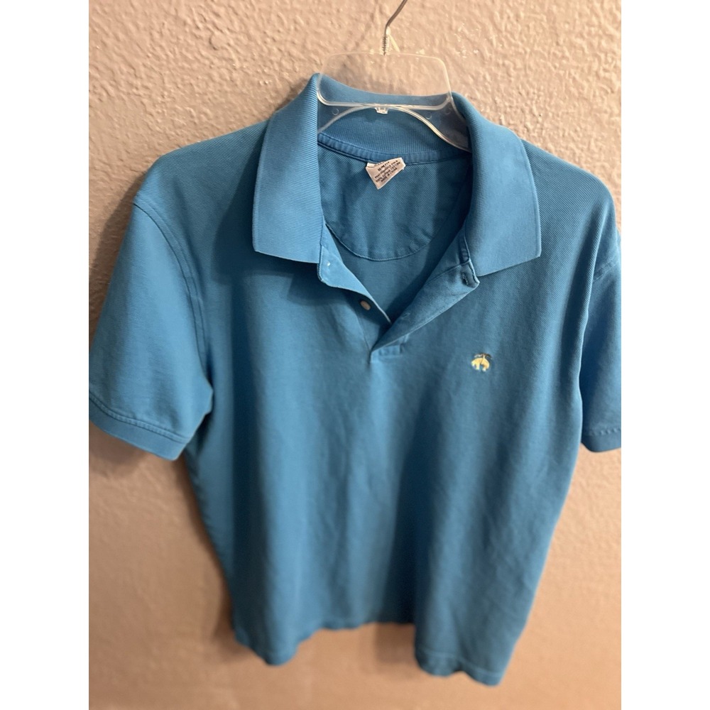 Brooks Brothers Shirt‎ Mens Blue Polo Original Slim Fit Size XL 1818 - Picture 7 of 7